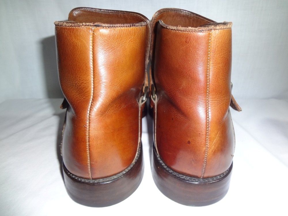 Allen Edmonds 2 Pair Vtg Boots Size 8 C St George Landon Brown Leather