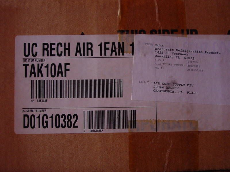  TAK10AF Evaporator Coil