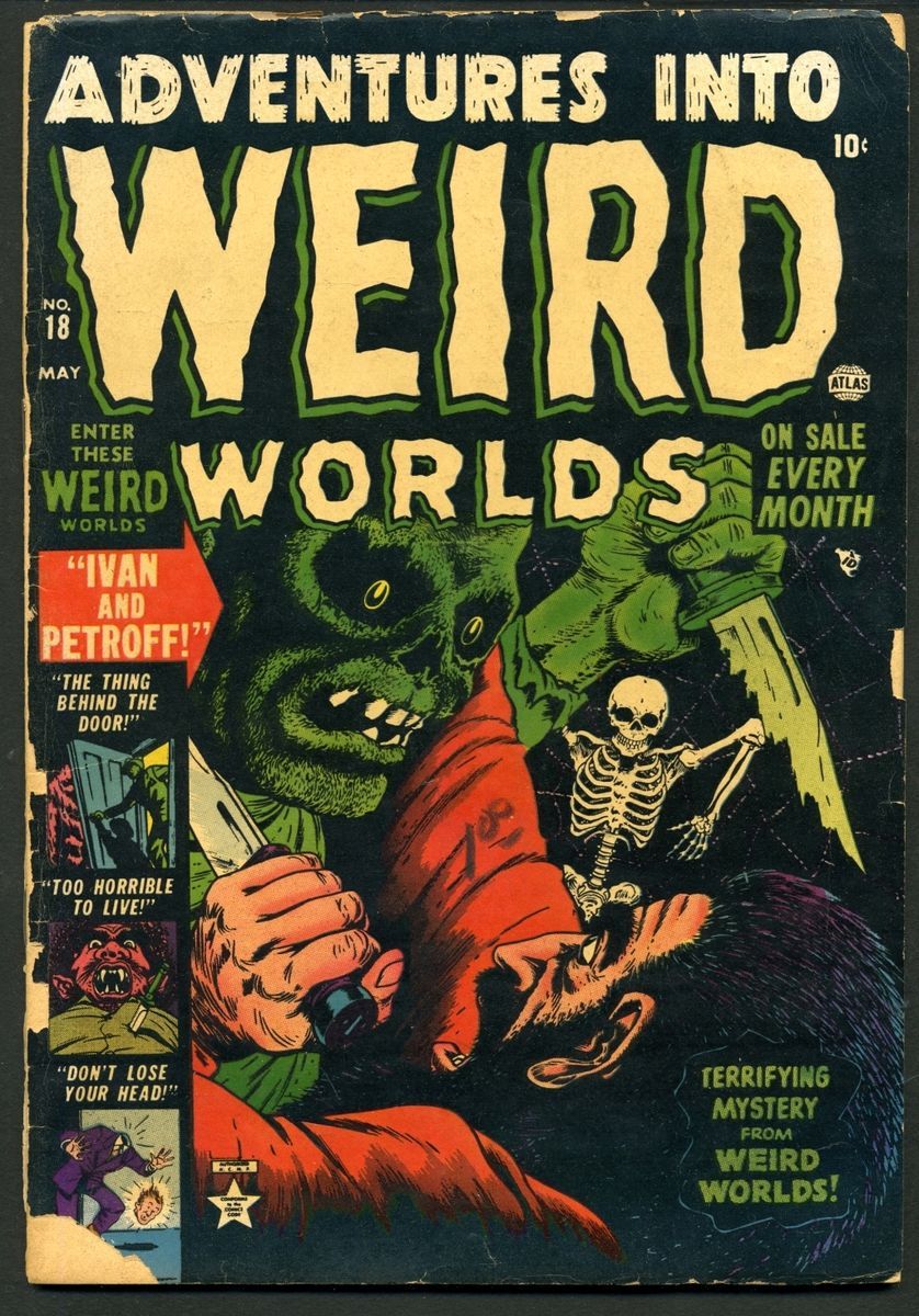  INTO WEIRD WORLDS #18 May/1953, John Buscema,J. Abel, BILL EVERETT CV