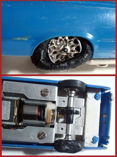 Vintage 1966 STROMBECKER PLYMOUTH BARRACUDA SLOT CAR   RICHARD PETTY 1