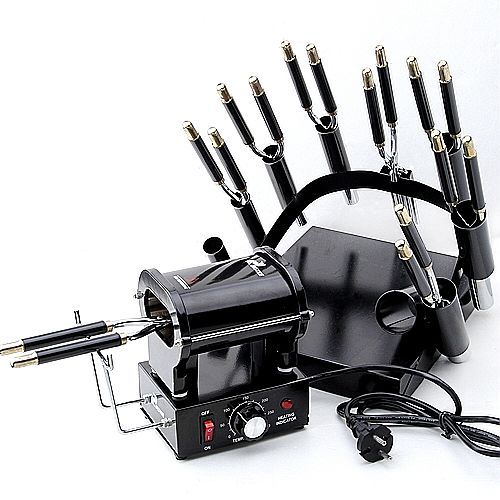 Electrical Thermal Iron Stove Hair Curling Tongs J0859 1