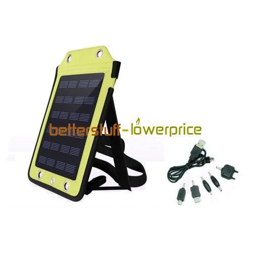 USB Powered Solar Panel Charger for Cell Phone GPS 