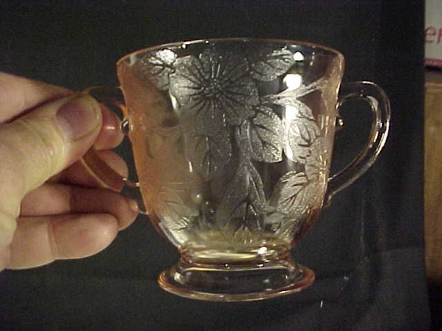 Macbeth Evans Pink Depression Glass Dogwood Sugar Bowl