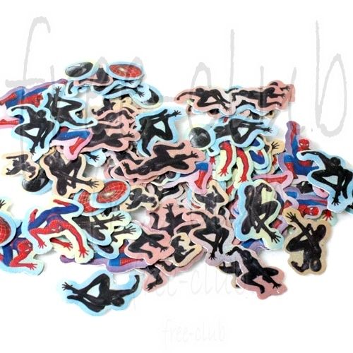 100x Spiderman Symbiote Envelope Seals Glitter Stickers