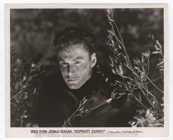 ERROL FLYNN 1942 Vintage Hollywood Portrait DESPERATE JOURNEY