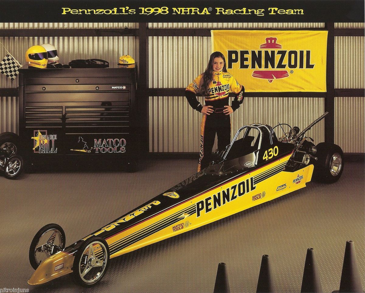 Erica Enders 1998 Pennzoil Jr Dragster