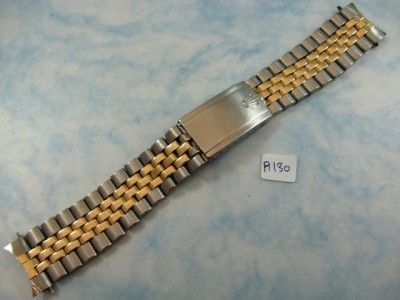 rolex jubilee bracelet 19mm 14k gold 2 tone