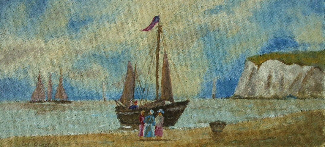 Eugene Boudin Signed Small Painting