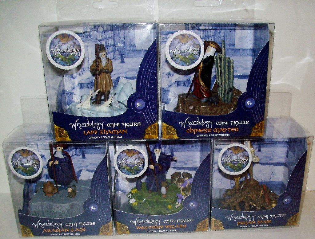 New 5 Wizardology Figures Indian Fakir Western Wizard Arabian Sage