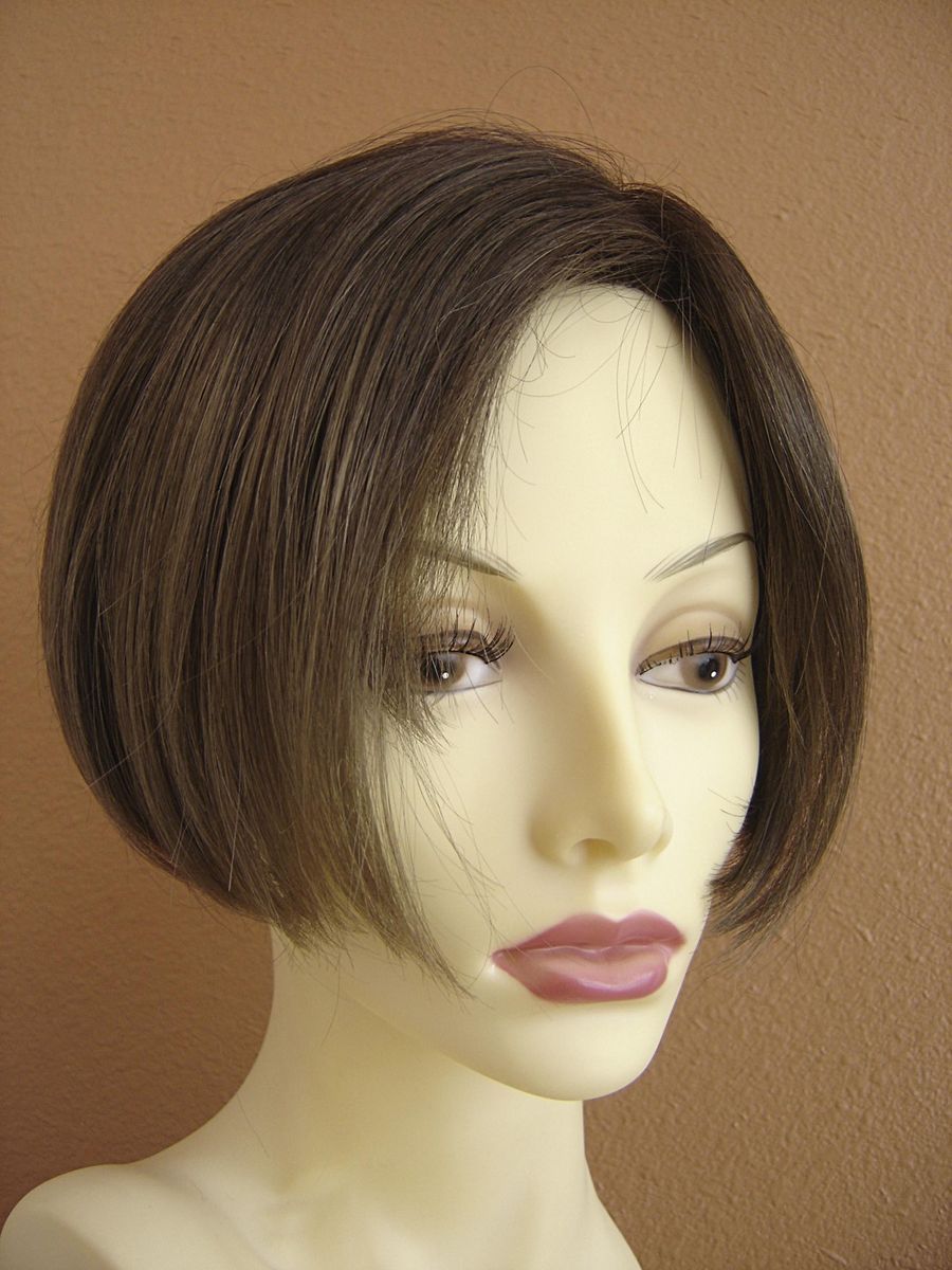 Eva Gabor  Mono Top Lace Front  Wig Two Tone Brown Petite Small