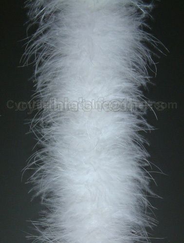 22G Snow White Marabou Feather Boa Boas 72in Length 3 Wide Cynthias