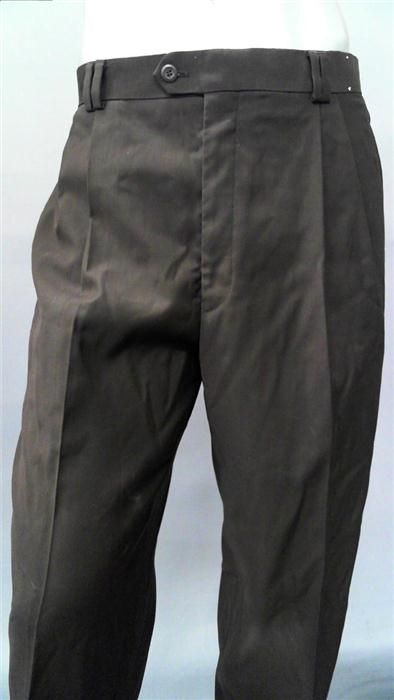 Giorgio Ferraro Mens 36 Dressy Pleated Front Slacks Pants Mid Rise