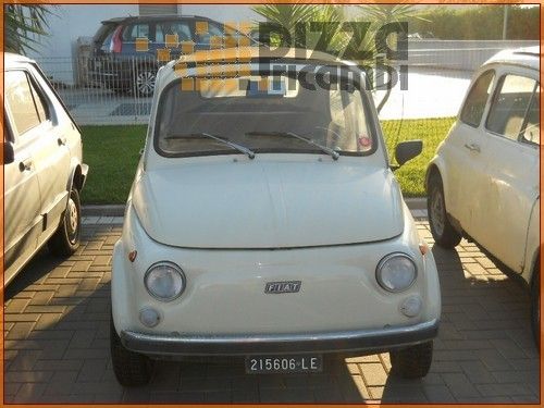 FRP* FIAT 500 L EPOCA PERFETTA TARGHE ORIGINALI