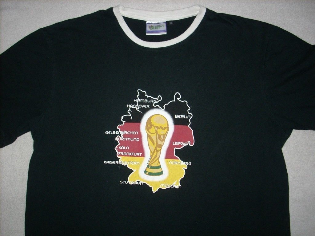 FIFA World Cup Germany 2006 Soccer T Shirt XL 2XL Futboll