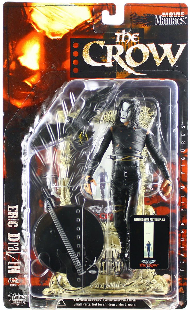   MANIACS MCFARLANE TOYS SERIES 2 THE CROW ERIC DRAVEN 7 ACTION FIGURE