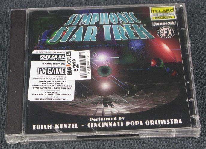 SYMPHONIC STAR TREK BY ERICH KUNZEL CINCINNATI POPS CD ORCHESTRA