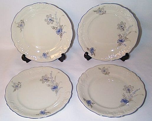 Set 4 KPM Royal Ivory Friederikg B B or Dessert Plate