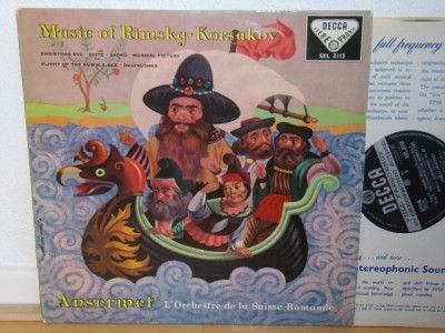  SXL 2113 Stereo Rimsky Korsakov Orchestral Pieces Ansermet NM