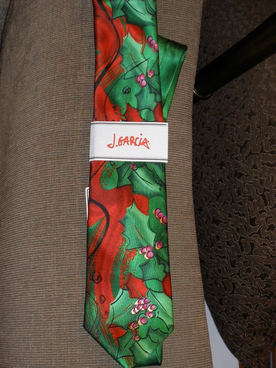  Garcia 100 Silk Christmas Tie Butterfly Study Collection Fifty Six NWT