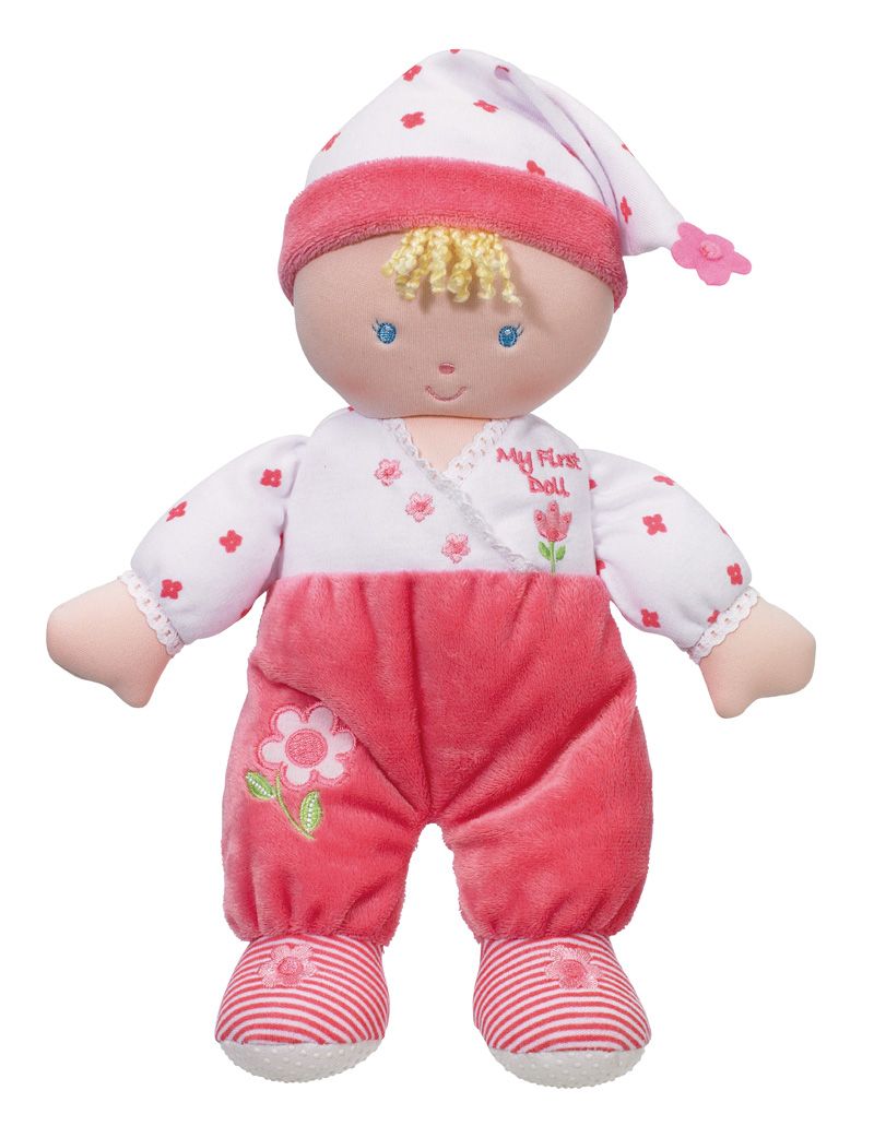 Babies My First Doll /Soft Toy /Baby Girl Dolly in Pink Pyjamas