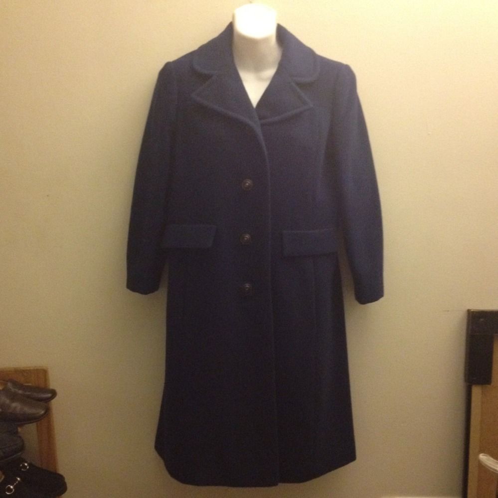  BULLOCKS 100% cashmere Long Coat J.F. Muller For Fishel~Bregmam ILGWU