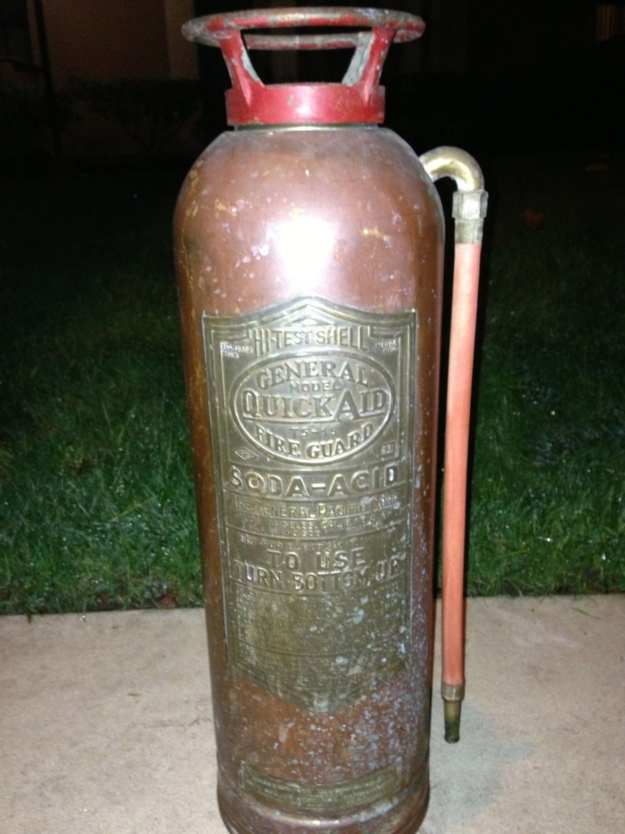 Vintage General Quick Aid Fire Guard Fire Extinguisher