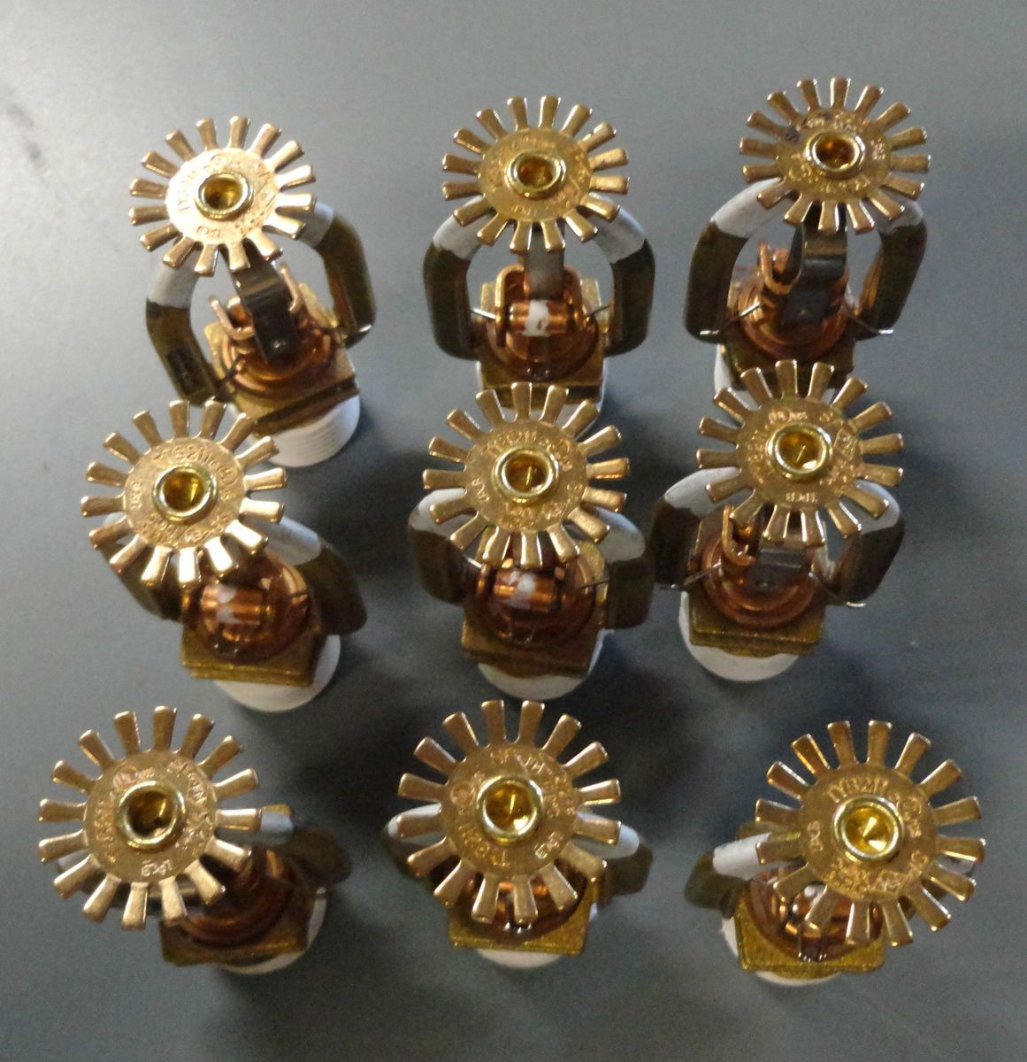 Lot of 9 Tyco Fire Sprinkler Heads TY3211 2011