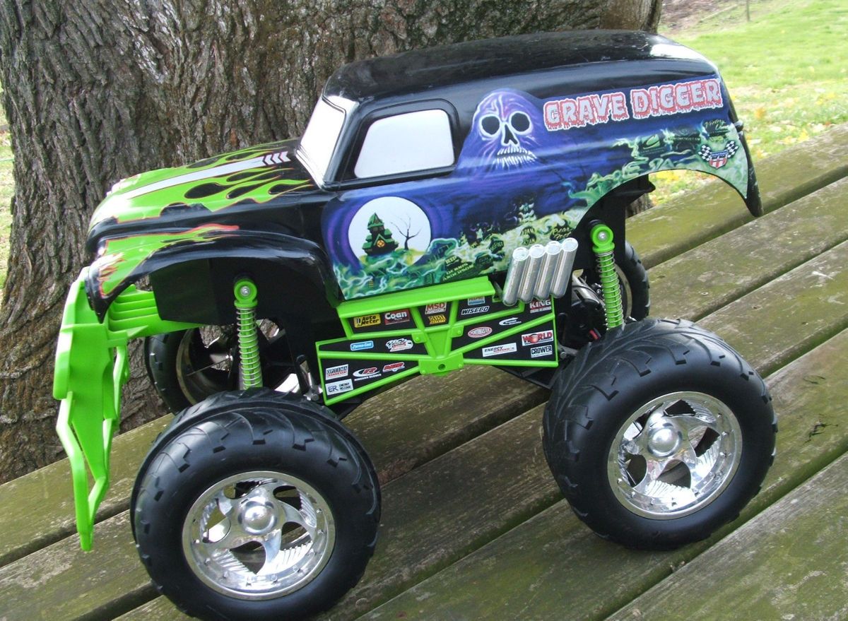 tyco rc grave digger monster truck