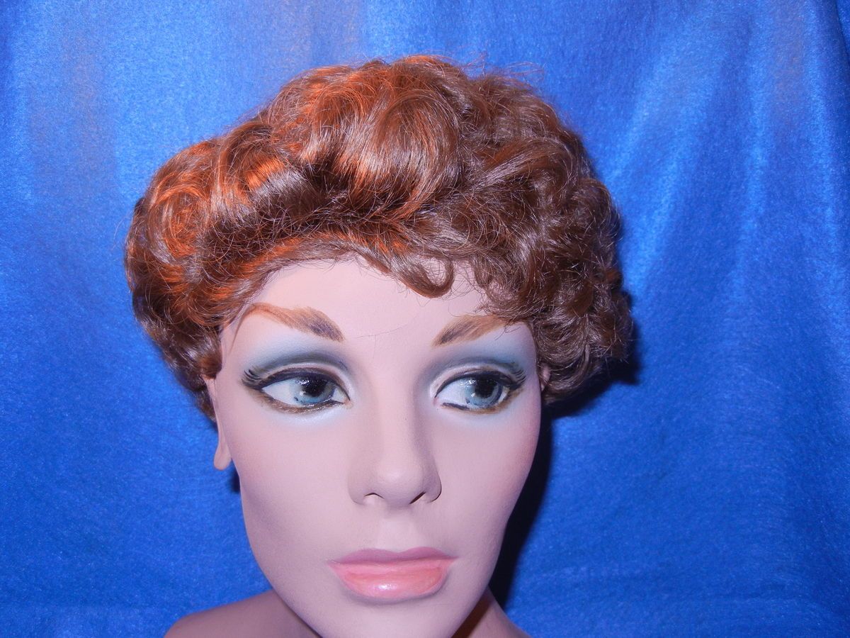 Ladies Short Curly Hair Eva Gabor Wig Adjustable Fit with Box 18 22