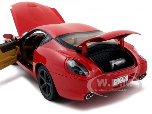  18 scale diecast car model of ferrari 575 gtz zagato super elite die