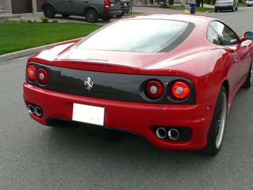 Ferrari 360 Carbon Fiber Rear Tail Lights Panel