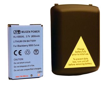 Mugen Extended 2650mAh Battery 4 Blackberry Curve 9300