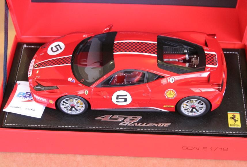 BBR Model 1 18 Diecast Ferrari 458 Challenge Limited Edition Mint