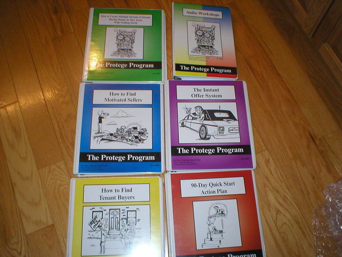 CONTI FINKEL PROTEGE PROGRAM MANUALS and DIsCS real estate