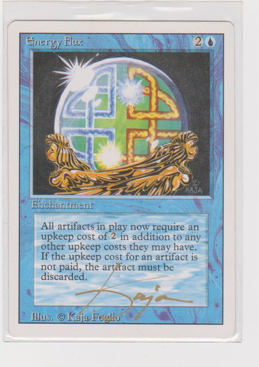 MTG Energy Flux Signed by Kaja Foglio