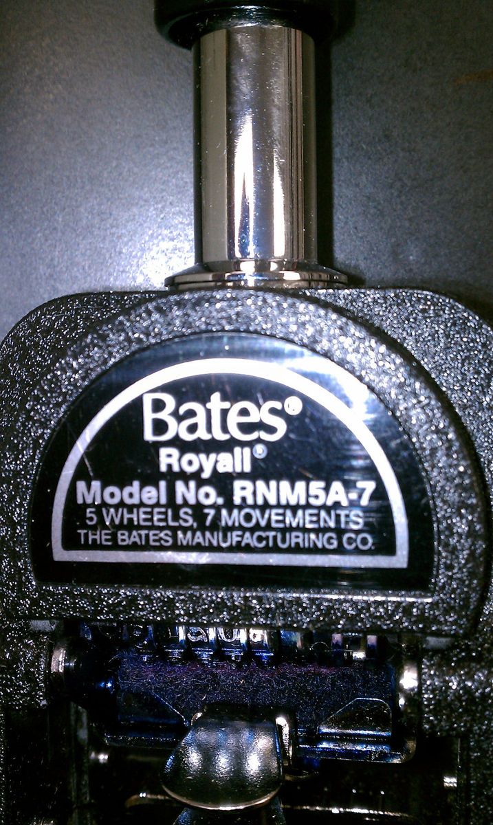 Bates Royall Automatic Numbering Machine RNM5A 7