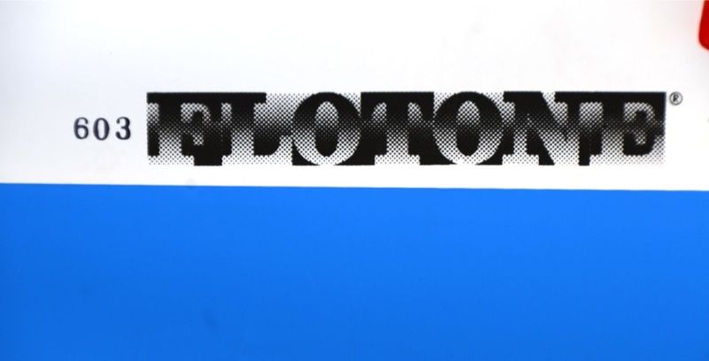 Flotone Sky Blue White Silk Screened Vinyl 2 Color Table Top Backdrop
