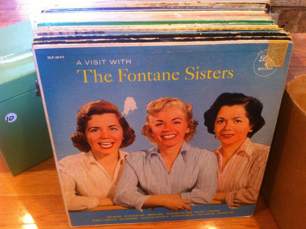 The Fontane Sisters A Visit with Vinyl LP Dot 1957