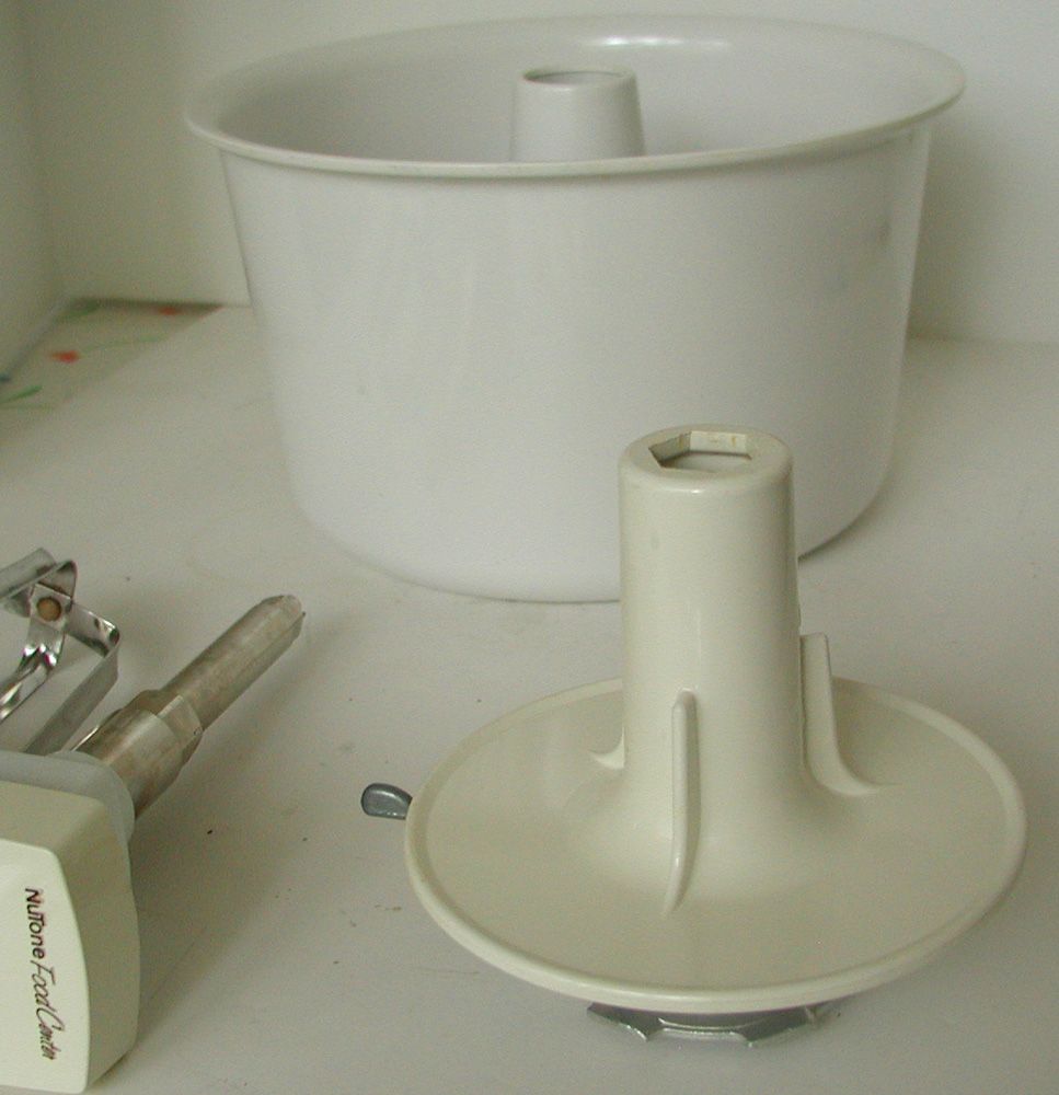 NuTone Food Center Mixer Bowl with Beater and Connector base