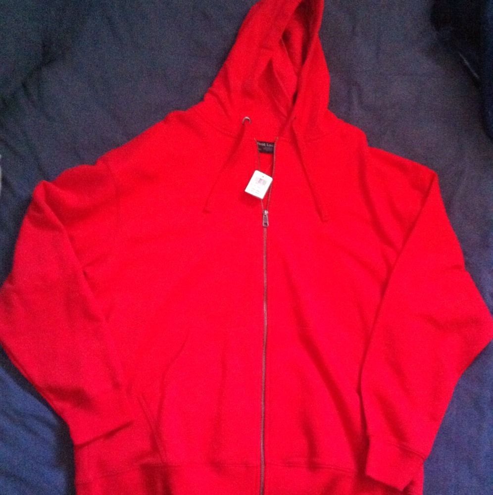 Foot Locker XXXL Mens Red Hoddie Sweater