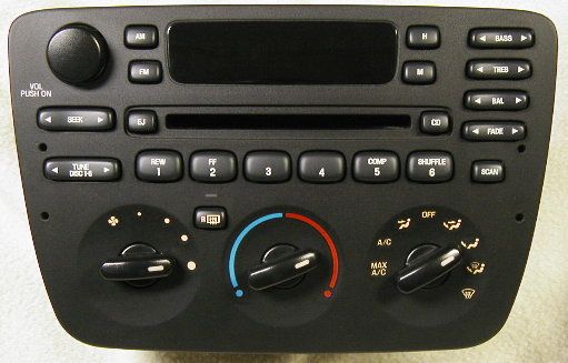 Ford Taurus 04 05 06 07 CD Radio w Airbag Light