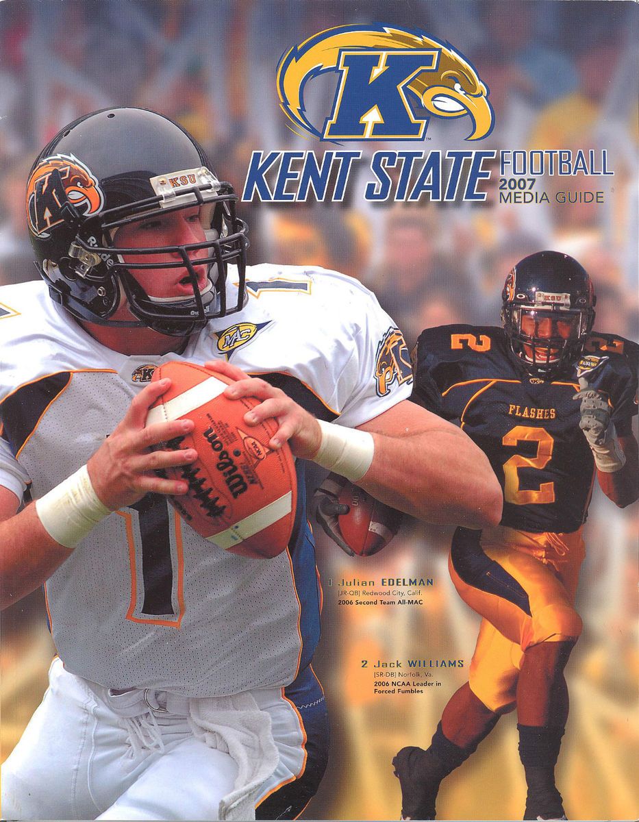 2007 KENT STATE GOLDEN FLASHES FOOTBALL MEDIA GUIDE + PROGRAM