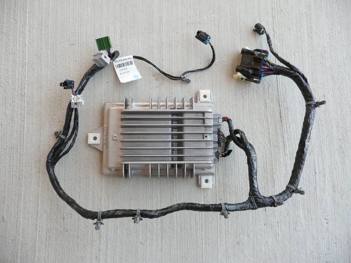 2007 2012 Sierra Silverado Tahoe Yukon Bose Amplifier & Wiring Harness