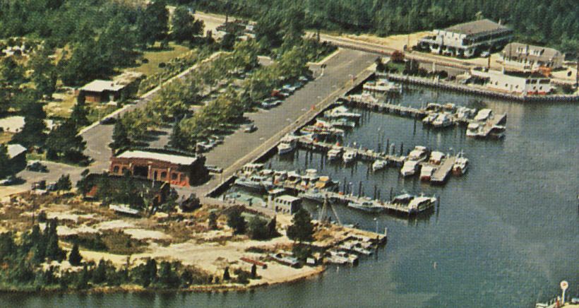 An Aerial View of The Yacht Basin Forked River NJ