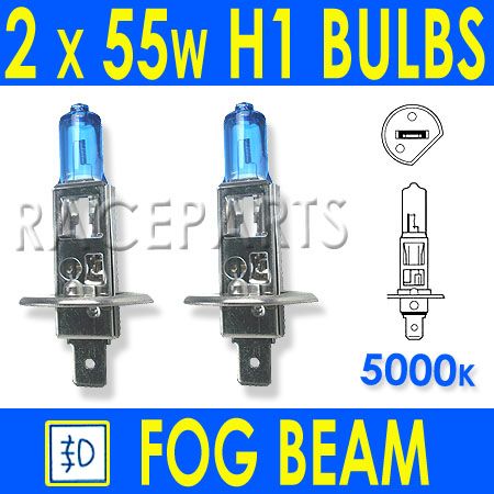 Fiat Palio Weekend 96 Xenon White 55W Fog Light Bulbs