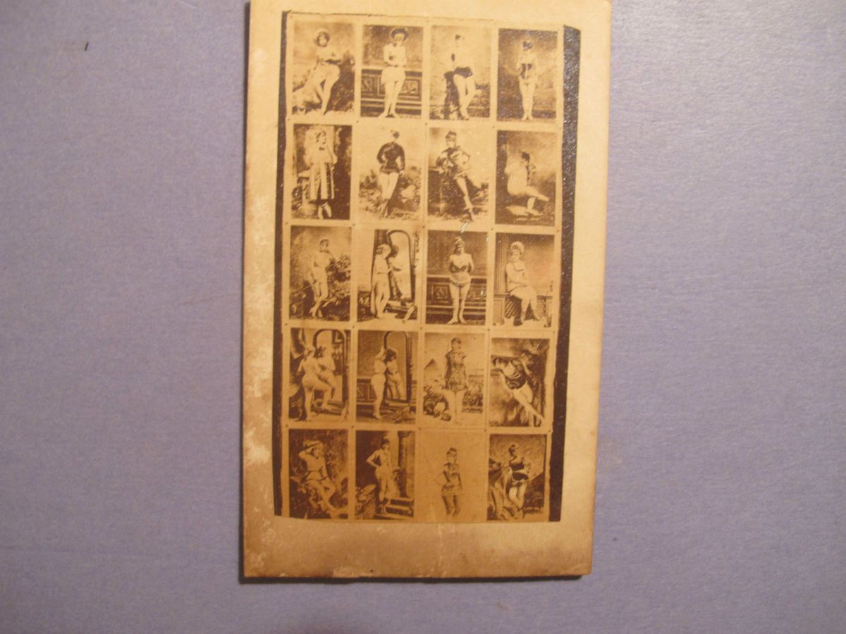 unk  cant identify no advertising looks like tobacco card 20 small