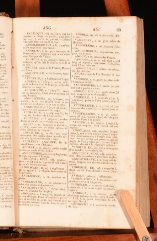 1830 Nouveau Vocabulaire Francais Alfred de Wailly