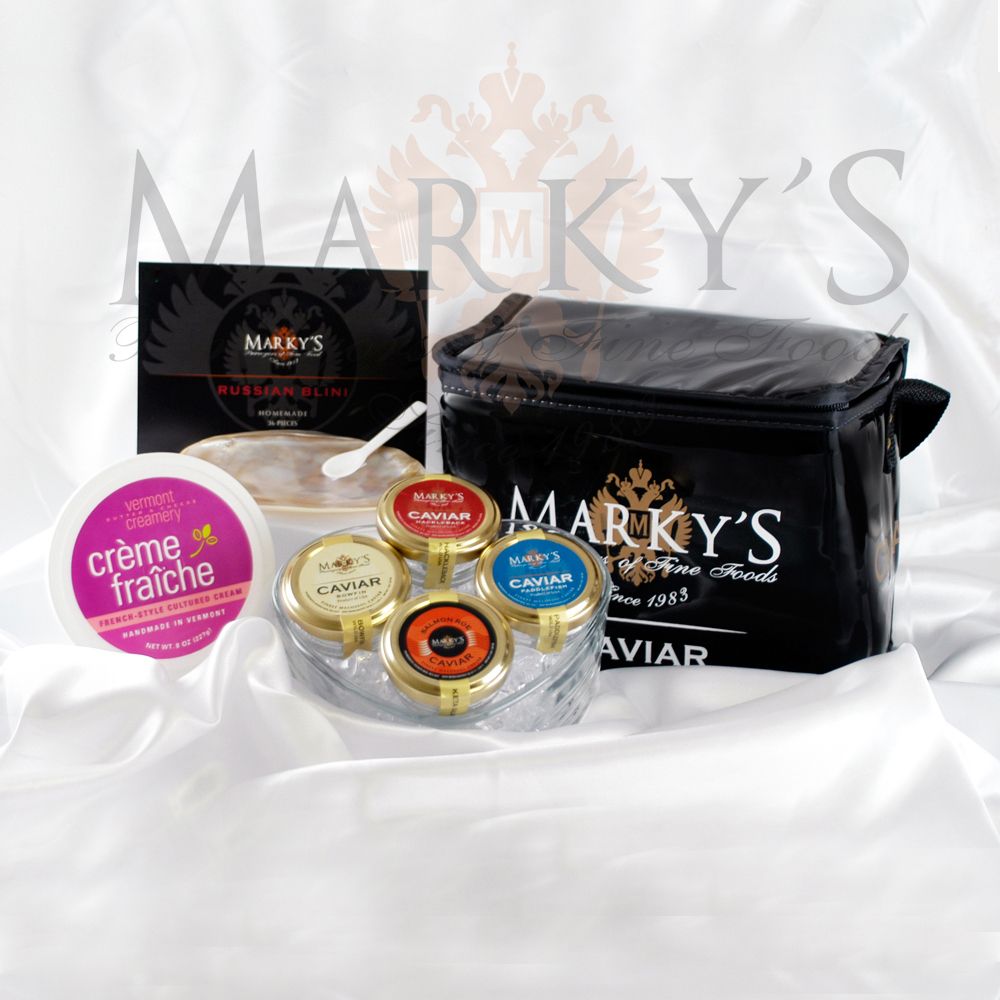 Nations Caviar Gift Basket American Caviar Sampler