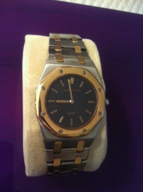 Audemars Piguet royal oak vintage 18k s s really chic pick up in L A