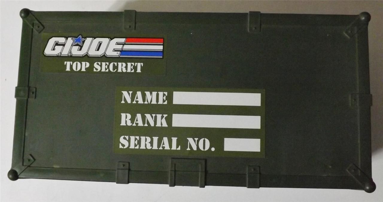 1996 gi joe authentic footlocker for 12 figure new